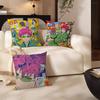 Popular Japanese Anime Saiki Kusuo Cushion Cover Polyester Sofa Cushions Decorative Throw Pillows Home Decoration Pillowcover