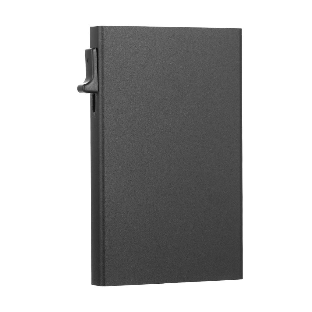 Mini RFID Blocking ID Credit Card Holder Business Thin Slim Aluminum Men's Women's Wallet Automatic Pop Up Bank Card Case Purse