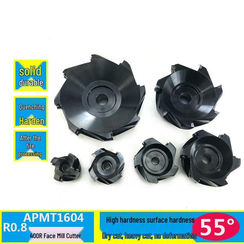 90° CNC Face Mill Cutter APMT1604 for Right Angle Planing (Sizes: 40, 63, 80, 160, 200, 250)