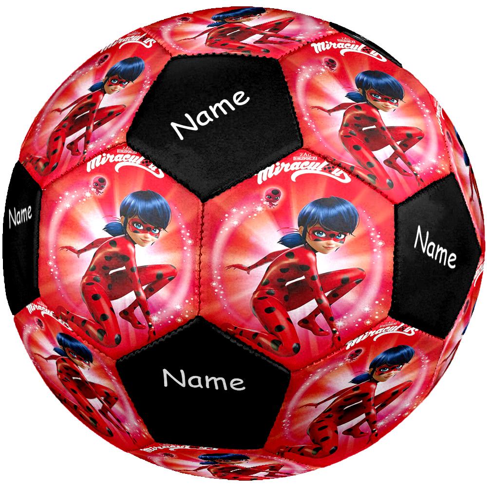 Custom Name Miraculous Theme Size 5 Soccer Ball, Suitable for Both Indoor and Outdoor Matches, a Gift Suitable for Everyone.