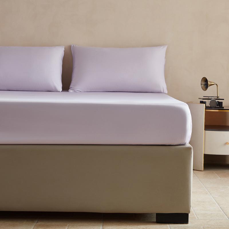 

Simple Bamboo Fiber Bed Sheet, Solid Color Antibacterial Bed Cover, Breathable Bed Sheet for Infants and Young Children 90x190cm single bed hat