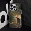 Coque de téléphone C-Chainsaw Man R-Reze Pour iPhone 16,15,14,13,12,11,8,7,Pro,Max,Plus,Mini,XS,SE Anti Chute Noir Mat Rigide