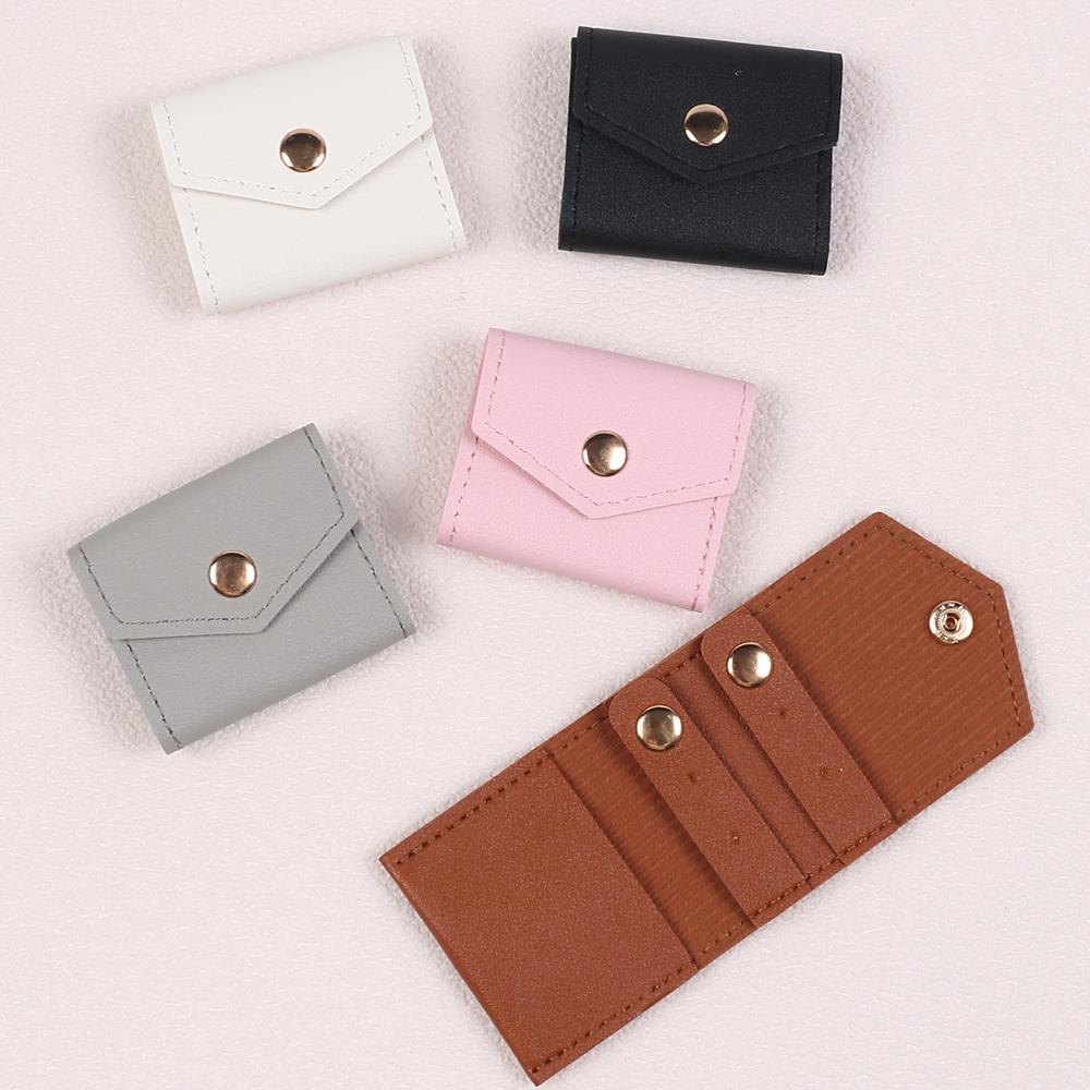 Mini Jewelry Bag with Buckle Travel Foldable Jewelry Organizer Pouch for Rings Earrings Bracelets Necklaces