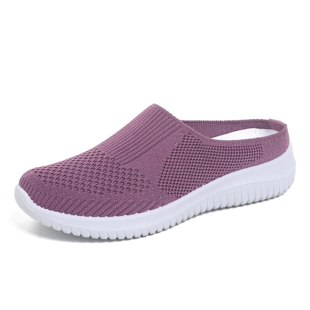 Scarpe da Donna Traspiranti Slip-on di Taglia Grande con Suola Piatta e Buona Circolazione dell'Aria.