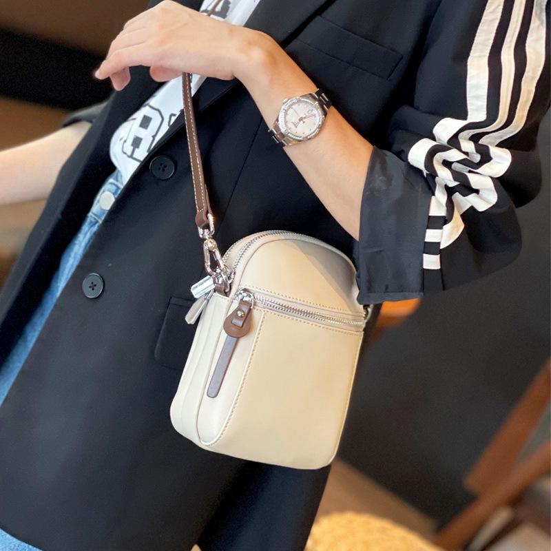 

Genuine Leather Women s Mini Crossbody Bag—Trendy 2024 Summer Style