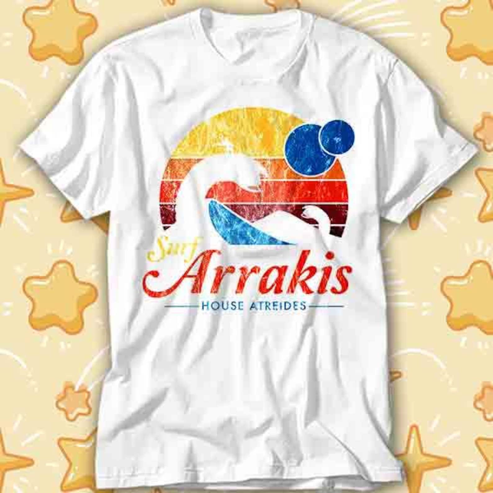 Dune Arrakis Rakis Surf Sci Fi T-Shirt 517 4XL