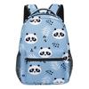 Hip Hop Kpop Jugendliche Schultaschen Unisex Niedliche Panda-Reisetaschen 3D-Druck Oxford Wasserdicht Notizbuch Schulrucksäcke