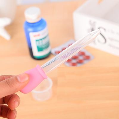 5 ml Kinder-Baby-Tropfen-Medizin-Zufuhr, Kinder-Medizin-Gerät, Silikon-Pipette