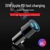 48W Dual USB-C Car Charger for Apple & Samsung, PD30W Fast Charging, UL2089 Certified