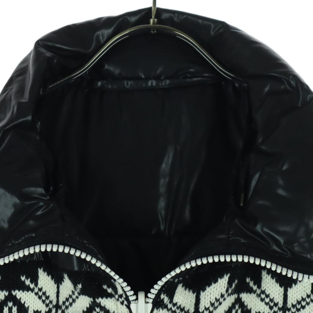 NOYET reversible Nordic Pattern knit Batting vest black Men's Used