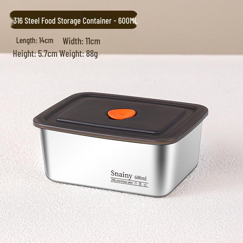 ZISIZ 316 Stainless Steel Food Container