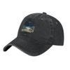 Sì Cappellino da Baseball Band Tales From Topographic Oceans Casual Denim Usurato Rock Anni '80 Copricapo Allenamenti Cappellini con Vestibilità Regolabile Cappello