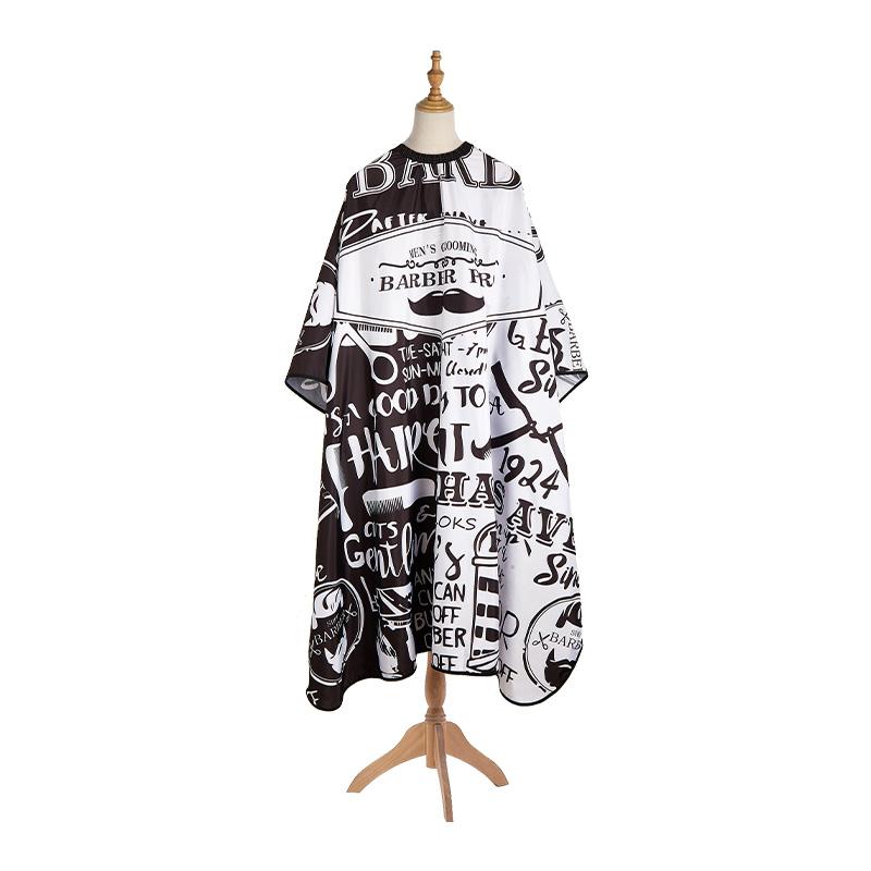 Barber's cape for a large haircut salon