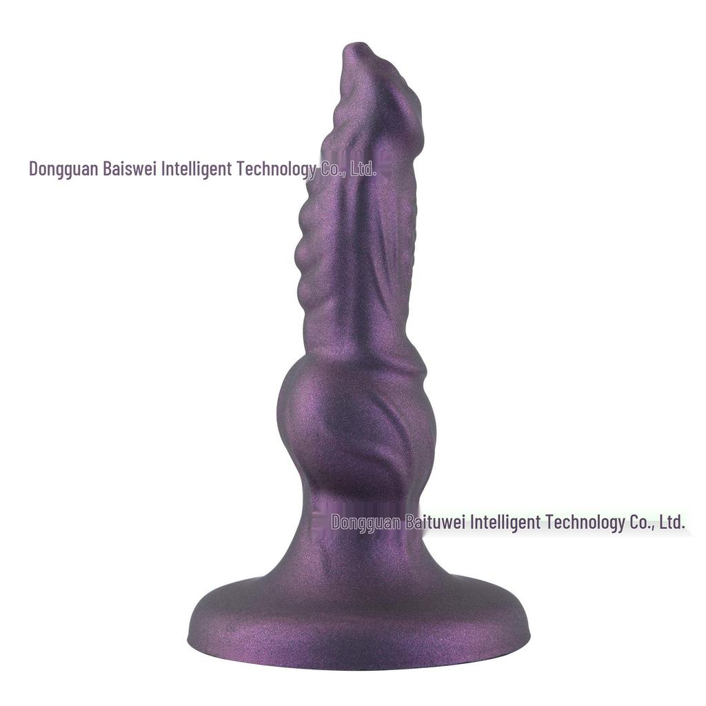 Small Alien Anal Plug with Strong Suction Cup - Realistic Liquid Silicone for Women Adult Use