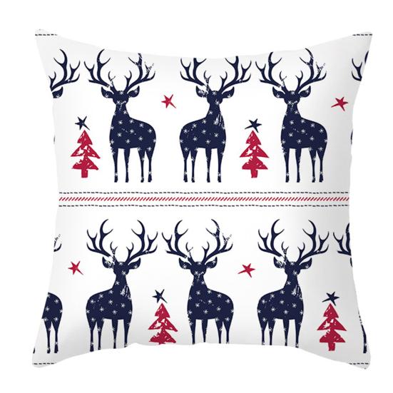 Полезная подушка наволочка мягкая увеличивающая атмосфера квадратный рождественский узор наволочка для спальни ежедневный чехол R 598₽