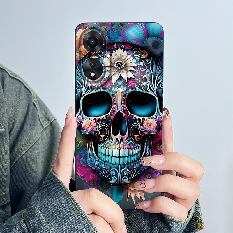 For OPPO A78 4G Phone Case CPH2565 Cover Soft Silicone Cute Panda Flower Boys Girls Painted Shell Funda Protective Casing Coque