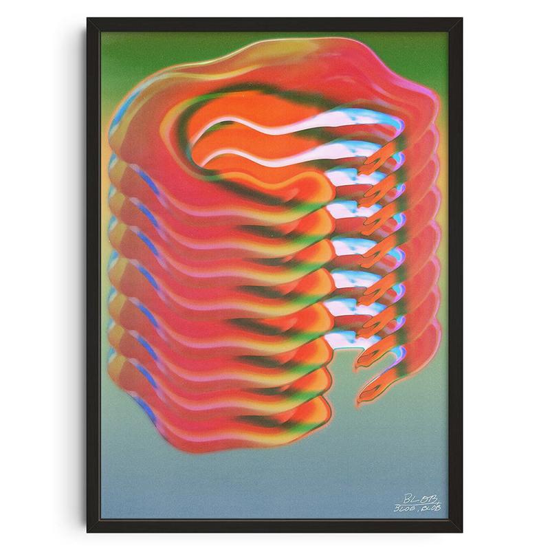 Vintage Abstract Classic Posters Retro Mind Maze Print Mid Century Wall Art Canvas Painting for Club Living Room Home Decor