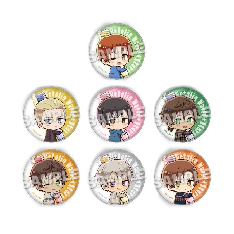 

Значок Hetalia Trading Can Oekakiccho 7 штук КОРОБКА WorldStars ver. Том 1