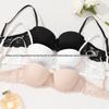 European & American Women's Sexy Lace Bra with Steel Ring Uplift - Comfortable Cross-border Lingerie