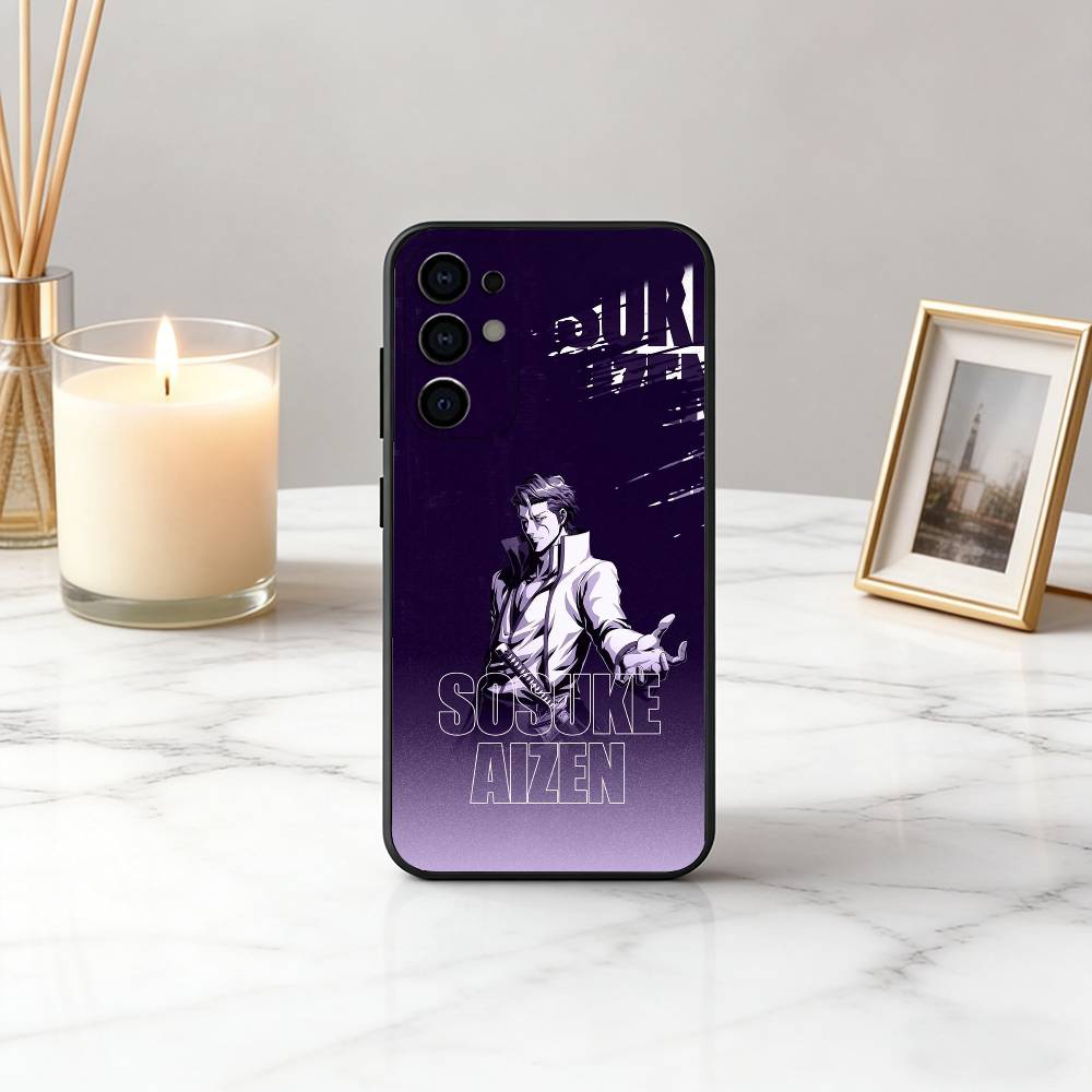 A-Aizen S-Sosuke-S Anime B-BLEA-CH Phone Case For Samsung S25,S24,S21,S22,S23,S30,Ultra,S20,Plus,Fe,Lite,Note,10,Black Cover