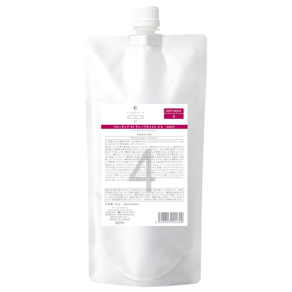 

Demi Flowdia ST Deep Moist 4 450g Refill