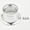 50mm Carburetor Air Filter Wind Cup Replacement for OKO 2430 Silver Aluminum