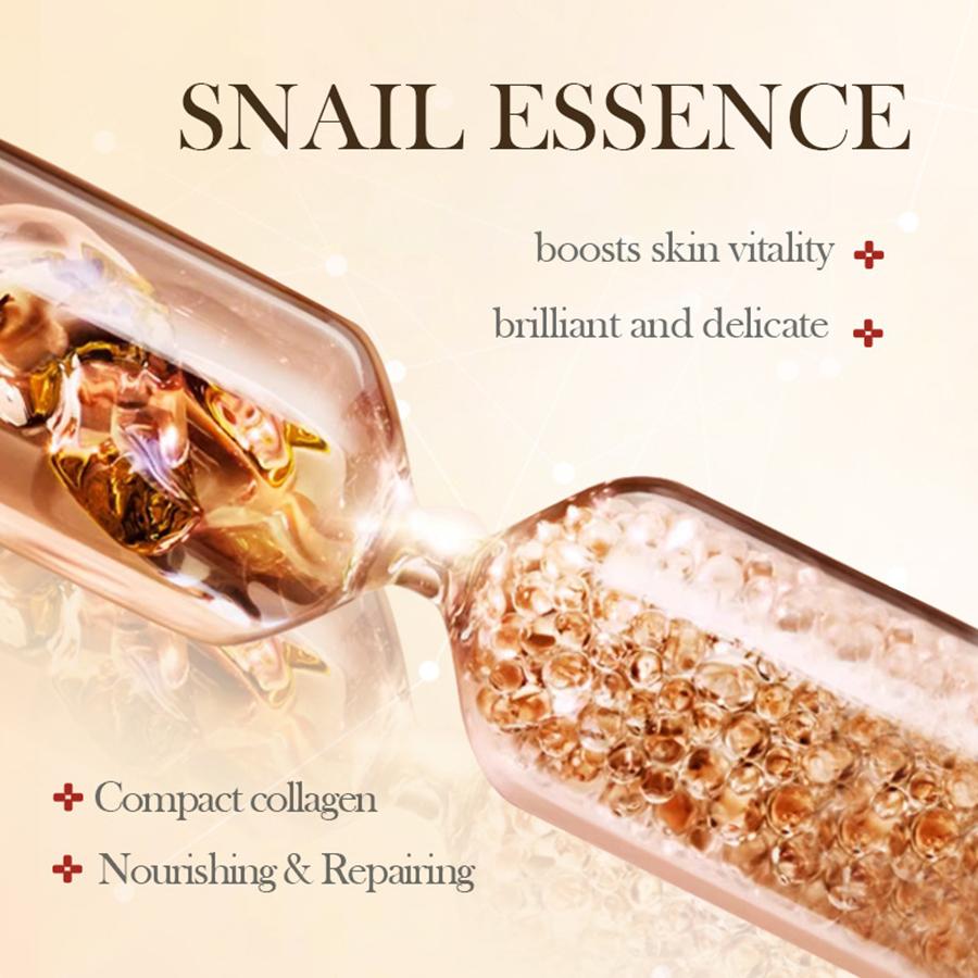 Anti-wrinkle and Anti-aging Capsule Essence Snail Rose Hydrating Essence Cream