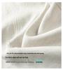 White Linen Loose-Fit Old Money Style Women’s Elastic Waist Wide-Leg Trousers, Casual Spring 2026 Collection