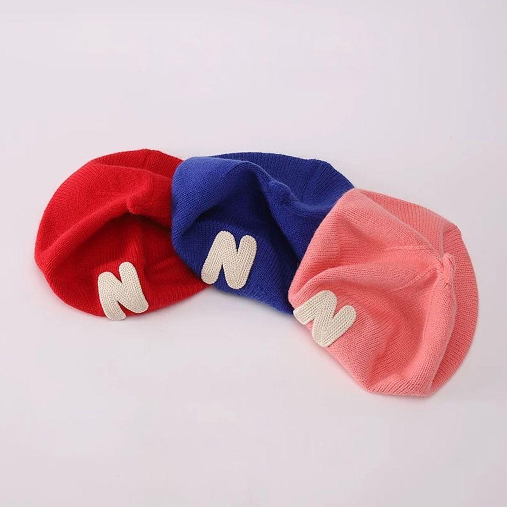 Multiple Colors Children Beanies Soft Kids Cap Winter Warm Woolen Knitted Hats