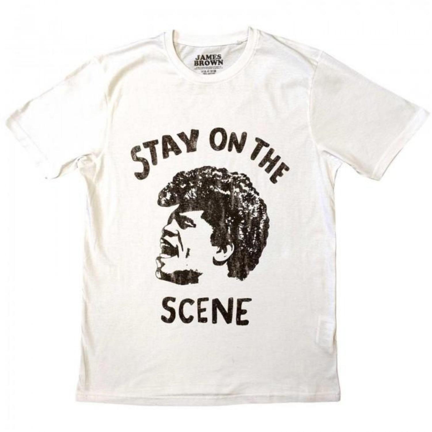 James Brown Unisex Adult Stay On The Scene Cotton T-Shirt S чёрный