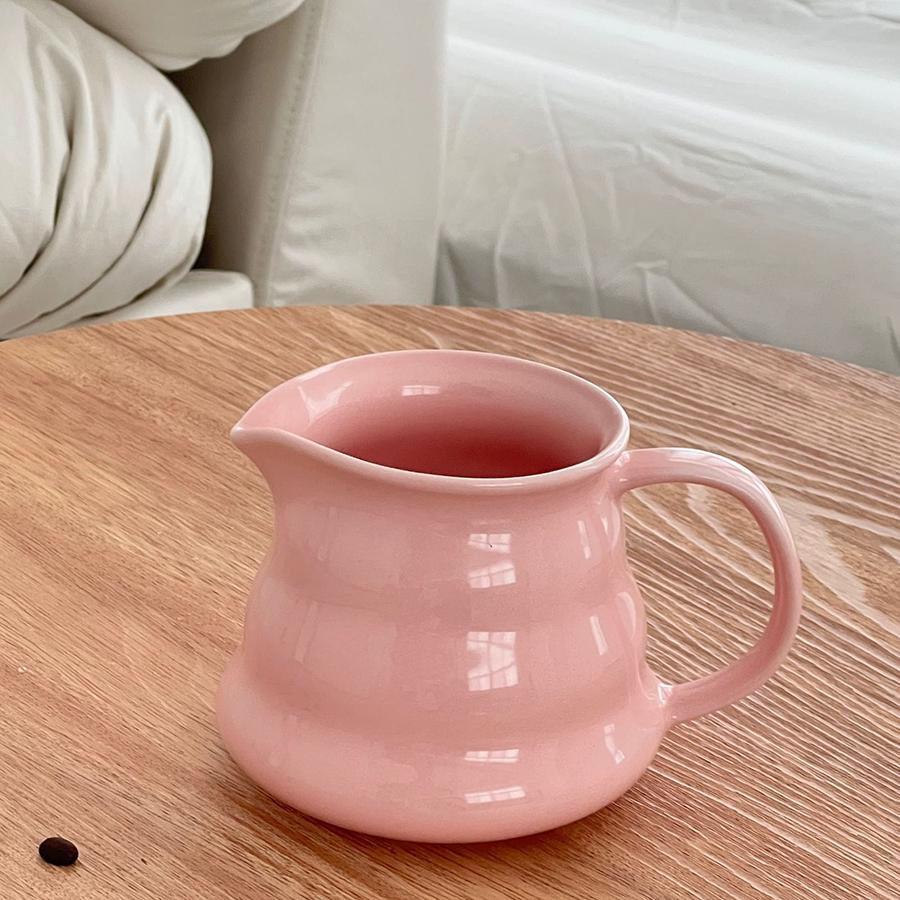 

450ml Coffee Server Ceramic Coffee Pot Ceramic Teapot Coffee Carafe Hand Brewed Coffee Pot for Home office Café розовый