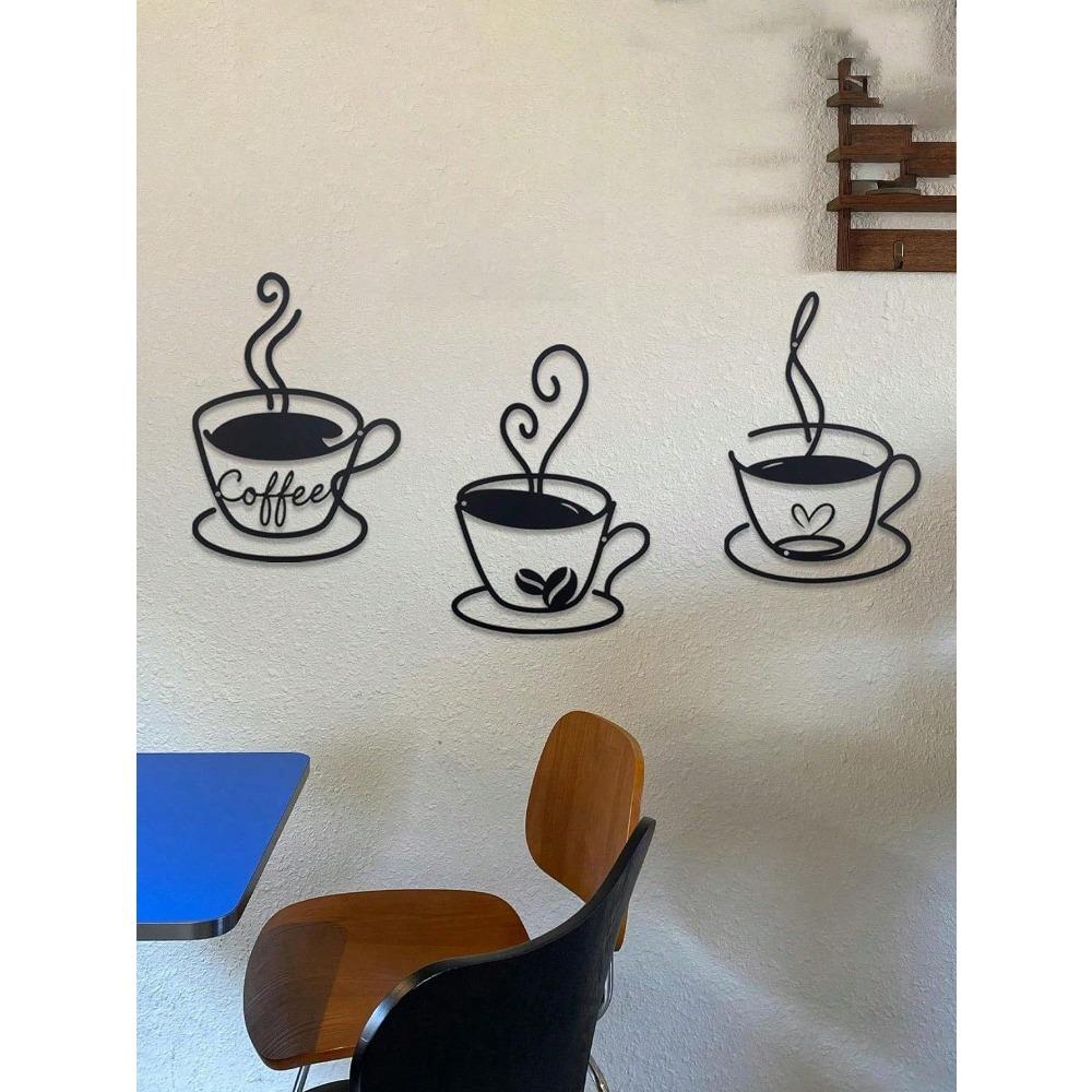 Metal Wall Art Decor Living Room Indoor Sculpture Modern Home Interior Statue