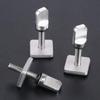 4 Pieces Stainless Steel Fin Screw Fin Screw Plate Set