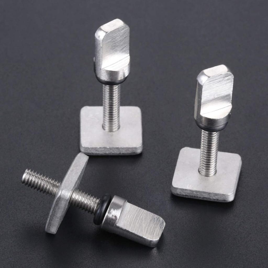 4 Pieces Stainless Steel Fin Screw Fin Screw Plate Set