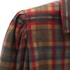 Givenchy Old Check Pattern Long Sleeve Half Button Shirt 9 Brown Women Used