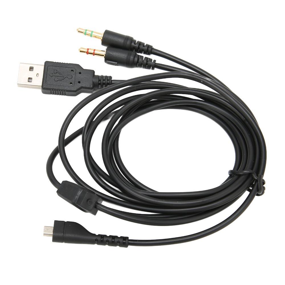 with Lighting 3.5mm Audio Jack Cord Gaming Headset Cable for SteelSeries Arctis Sound Enhancement
