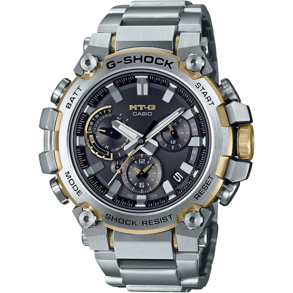 

Casio G-Shock MT-G Bluetooth Solar Watch MTG-B3000D-1A9JF Men s Silver Stainless Steel