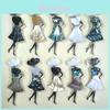 Art Nouveau Shell Dancer Brooch For Women Men With Handcrafted Inlay Fashion Accessory