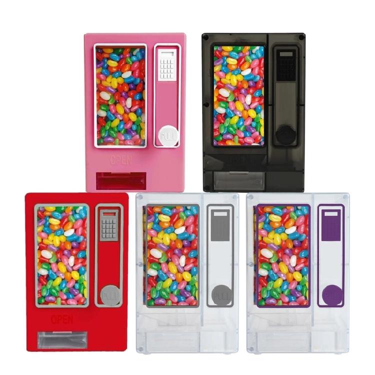 Large Capacity Candy Dispenser Sweet Treats Storage Box Kids Pulling Design Vending Machine Toy For Candy Organization