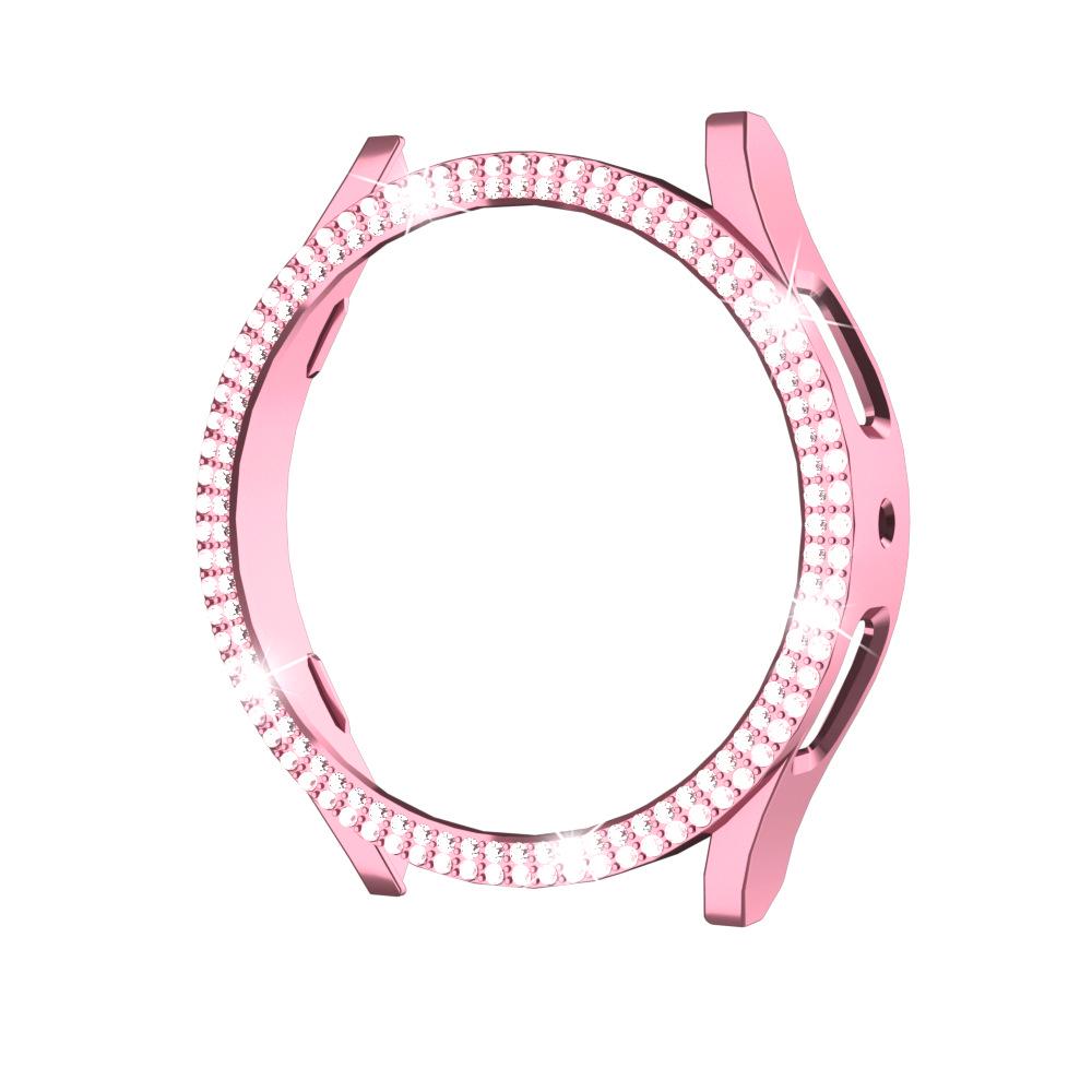 Diamond-Studded Hollow PC Protective Case for Samsung Galaxy Watch7/6/5FE (40/44mm)