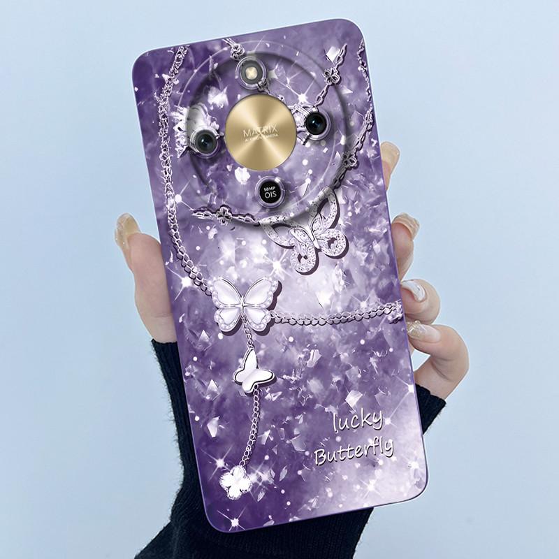 For Honor X9d 5G Case MTN-NX1 Fashion Simplicity Oil Painting Floral Silicone Soft Phone Casing New Design Shockproof Back Cover