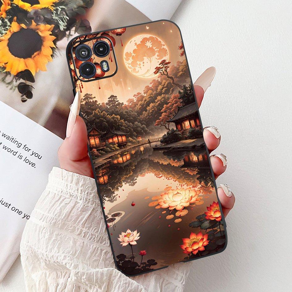 For Motorola Moto G50 Case XT2137-1 XT2137-2 Cover Cute Cat Flower Cartoon TPU Back Shell For Motorola Moto G50 5G XT2149-1 Capa