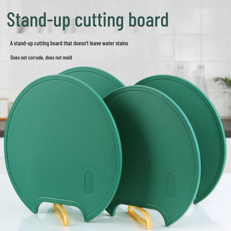 Anti-Mold Rotatable Plastic Cutting Board with Stand