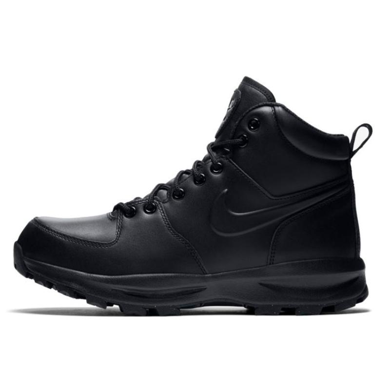 Nike Manoa Кожаные Черные Кроссовки 454350-003