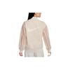 Nike Color Block Logo Print Zip Jacket Women Jackets White DV7973-104