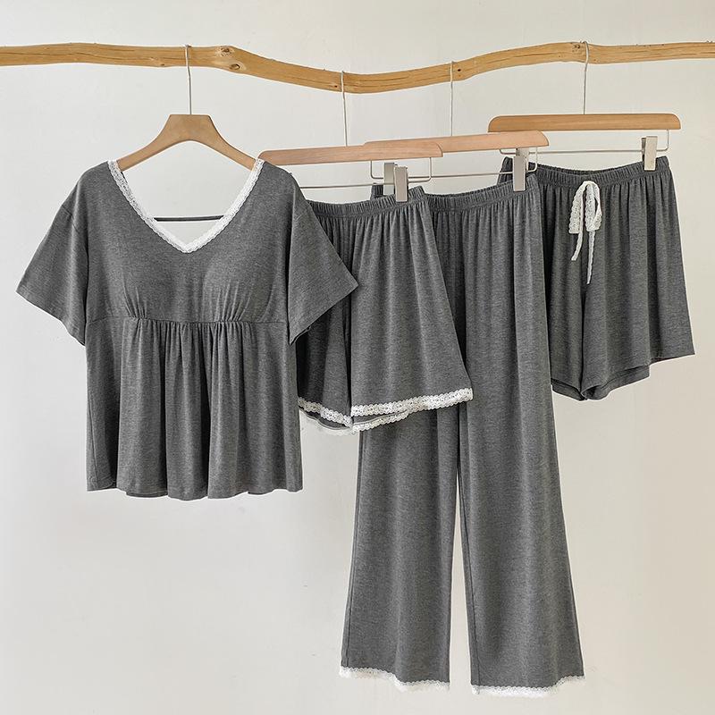 Women's DIY Mix & Match Pajama Set: 2 or 3-Piece Summer Loungewear