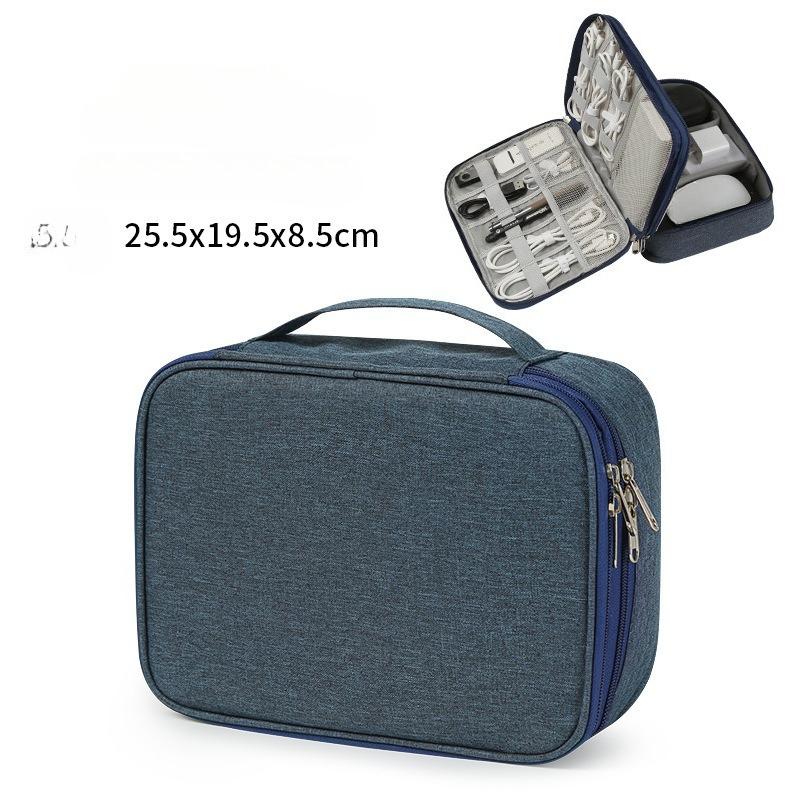 Portable USB Data Line Charger Storage Bag Travel Cable Organizer Waterproof Cable Storage Bag Digital Electronic Organizer