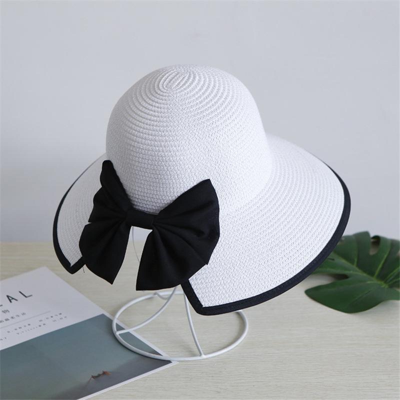 Fashion Sun Hat Big Wide Brim Beach Hat Handmade Straw Cap Girls Sun Hat Summer Hats Women Chapeu