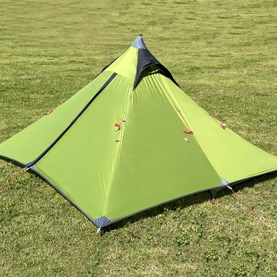 Tenda da campeggio per 1-2 persone Leggera Impermeabile Outdoor Campeggio Tenda Teepee Tenda Piramidale