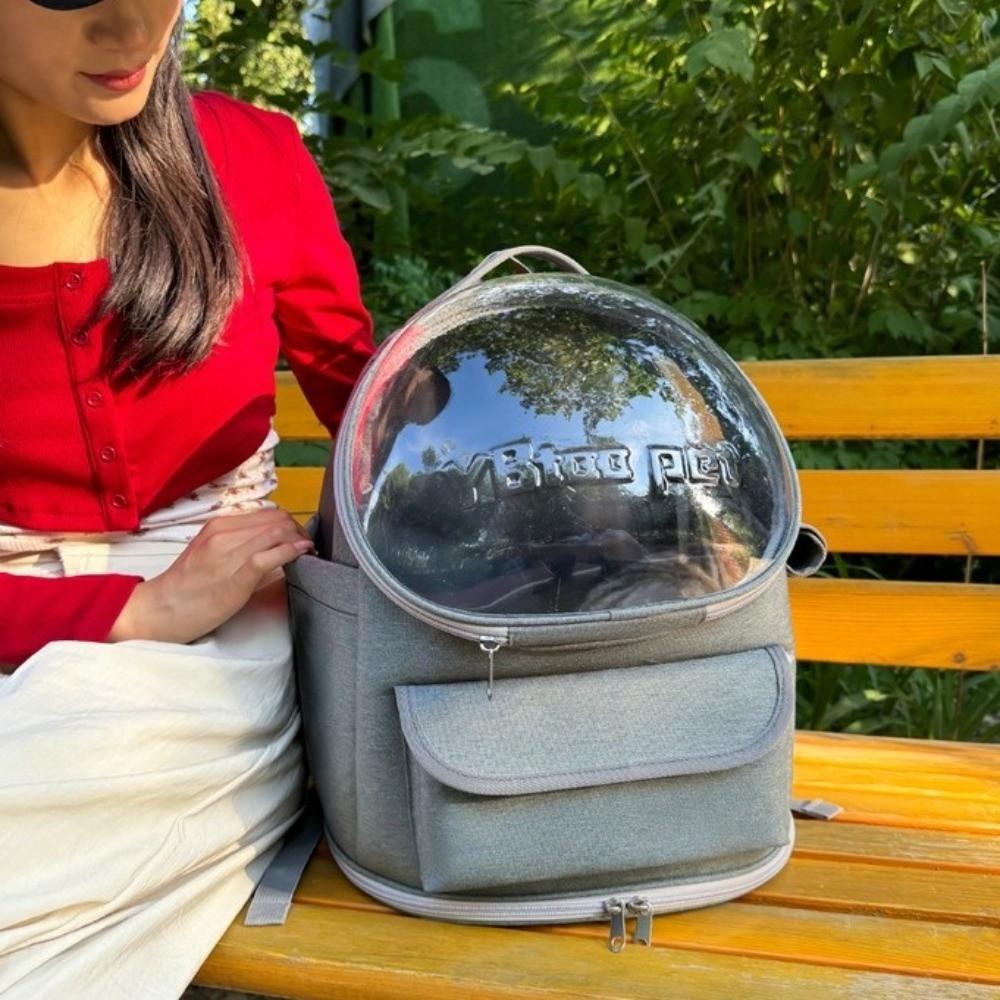 Large Capacity Pet Cat Bag Transparent Portable Pet Bag Cat Carrier Backpack  Guinea Pig Rabbit